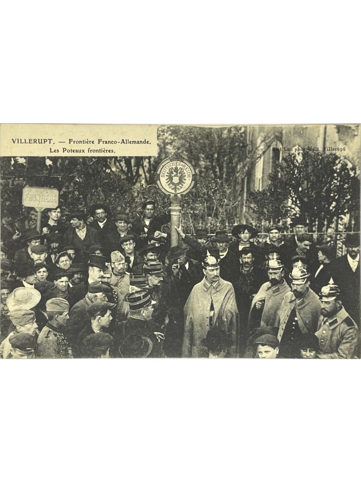 Recto de la carte postale