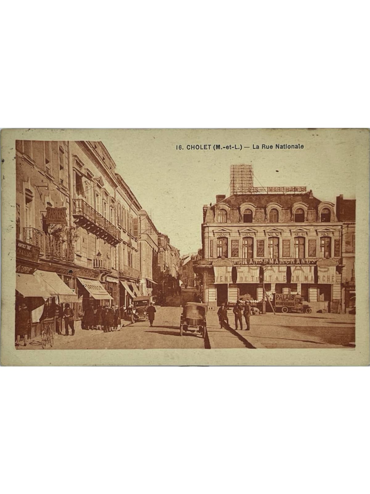 Recto de la carte postale