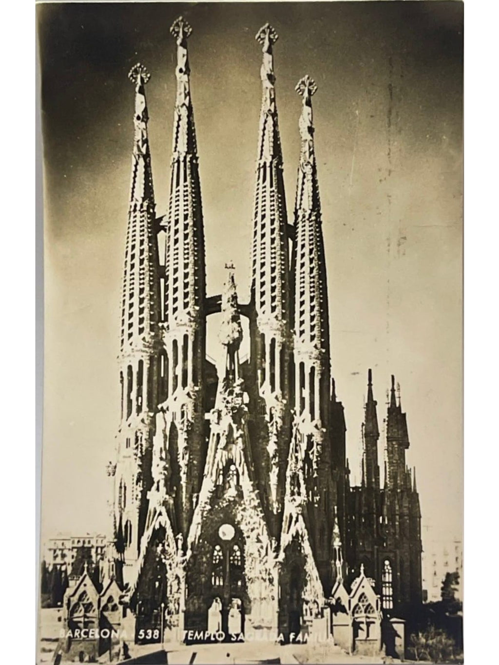 Recto de la carte postale