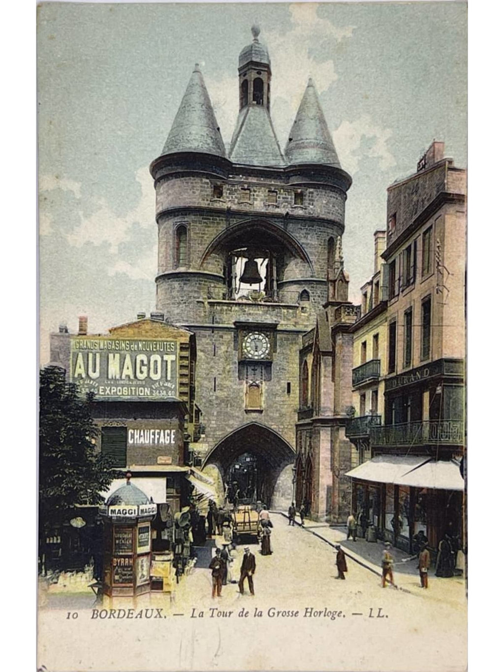 Recto de la carte postale