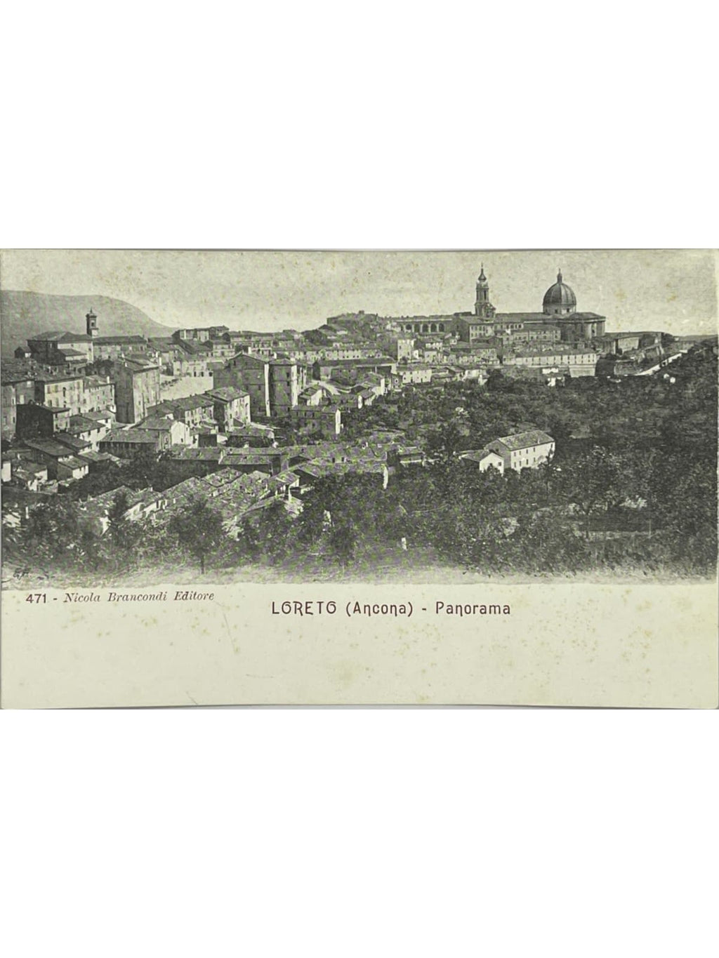 Recto de la carte postale