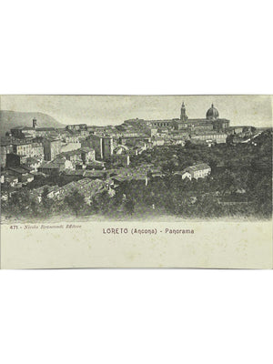 Loreto (Ancône) – Panorama et basilique de la Sainte Maison – CPA