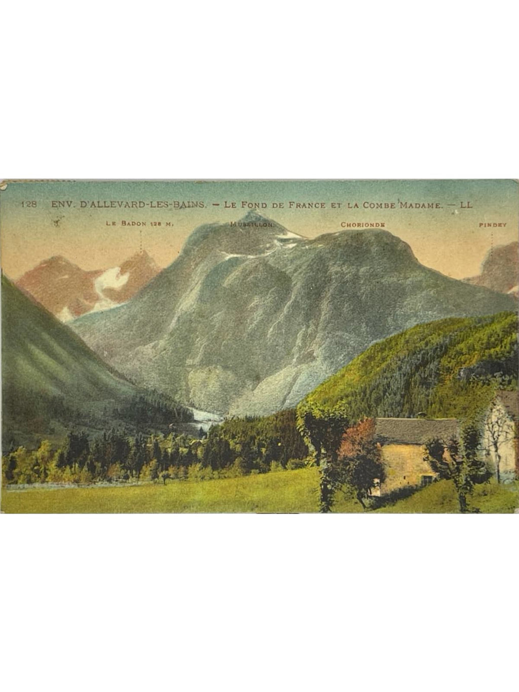 Recto de la carte postale