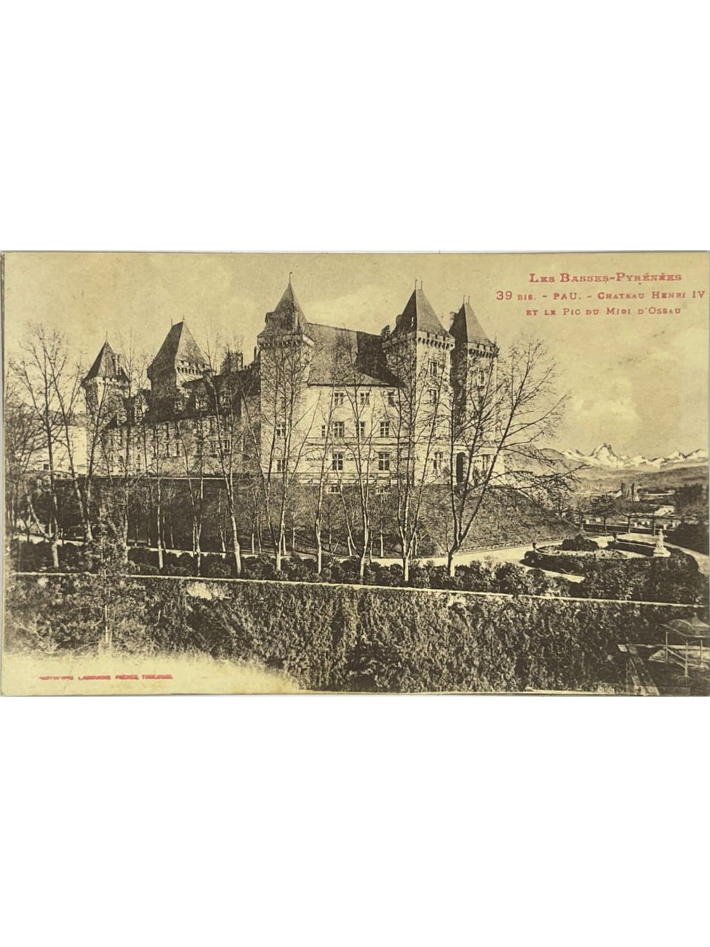 Recto de la carte postale