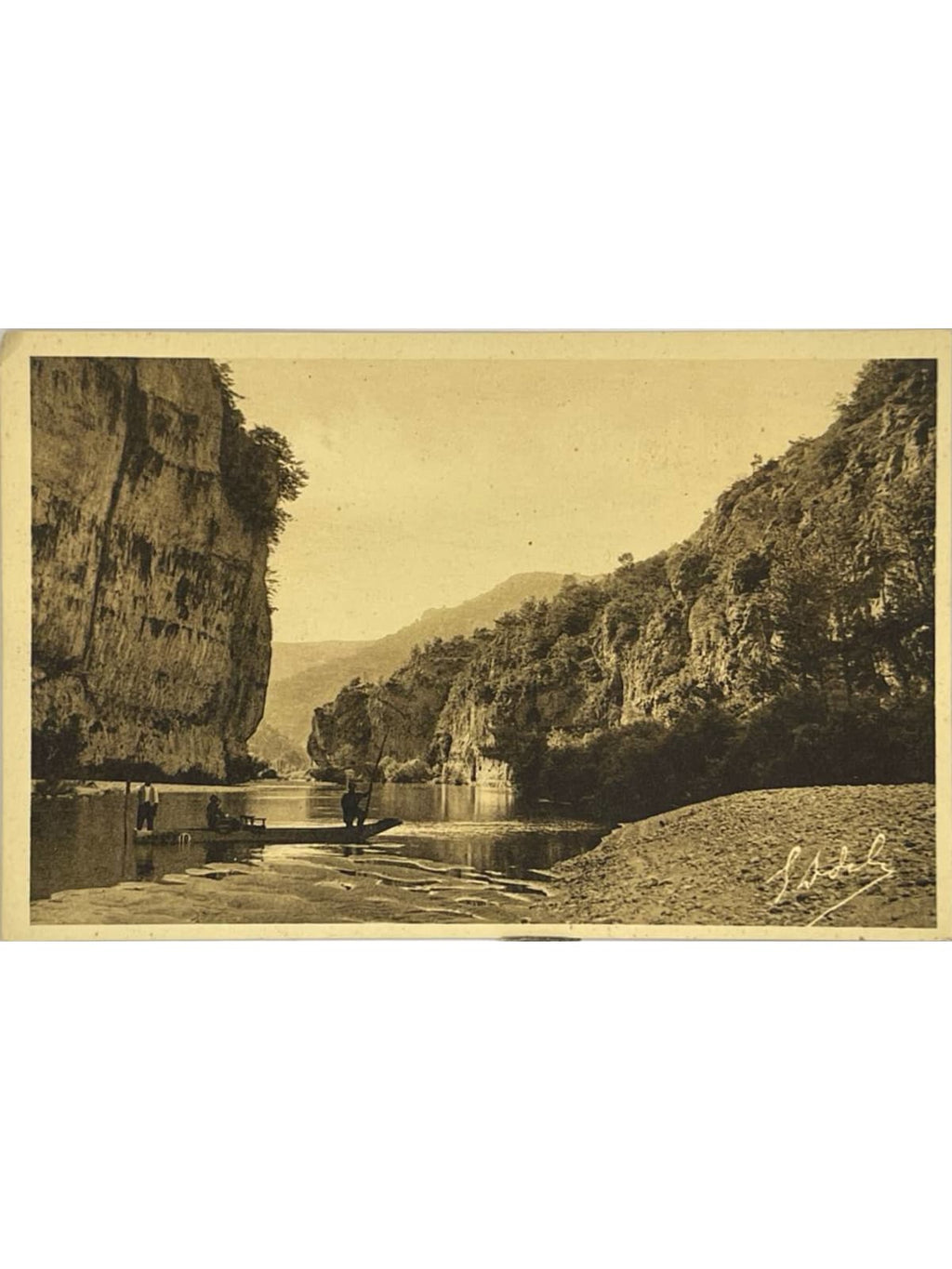 Recto de la carte postale