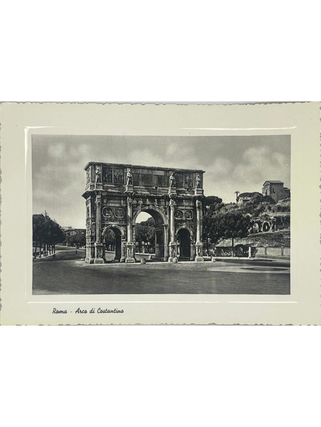 Recto de la carte postale