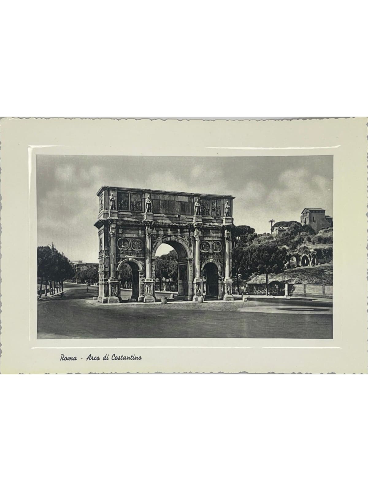 Recto de la carte postale