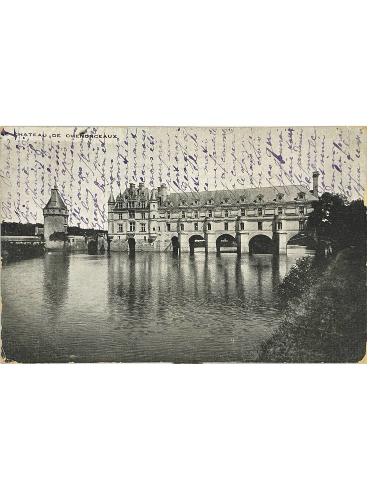 Recto de la carte postale