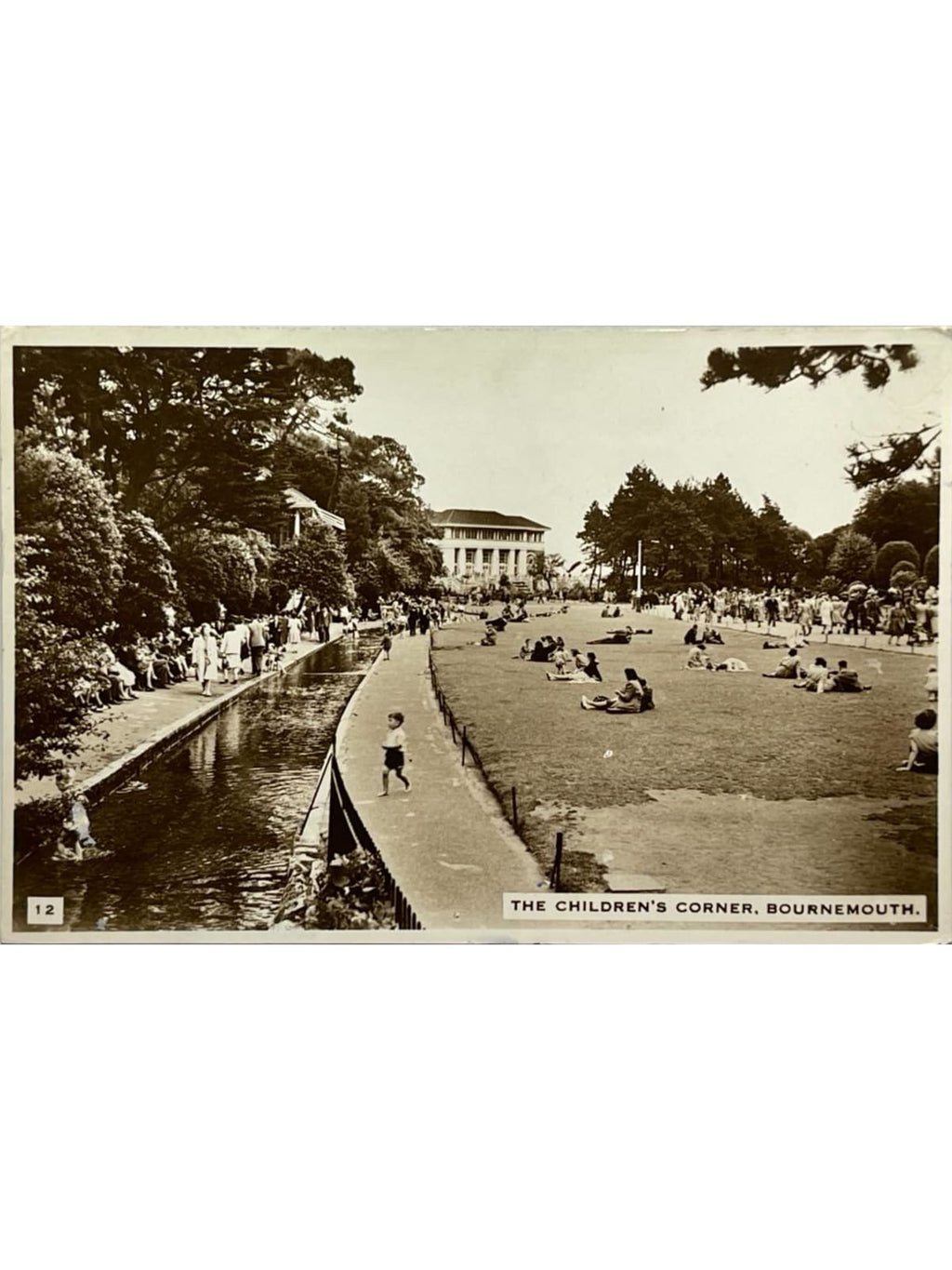 Recto de la carte postale