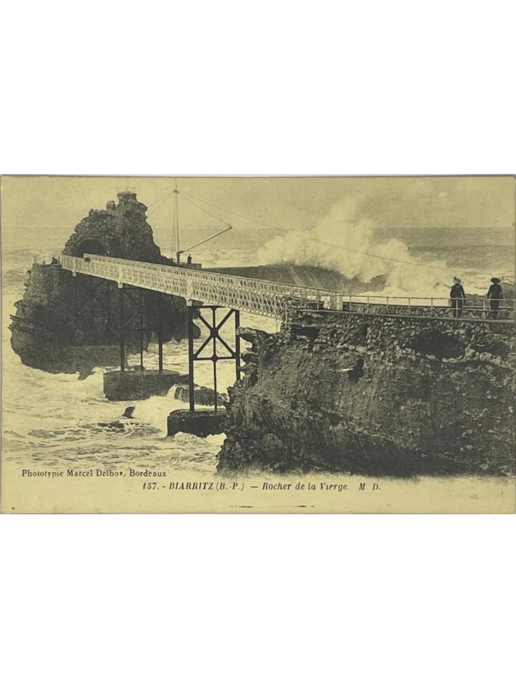 Recto de la carte postale