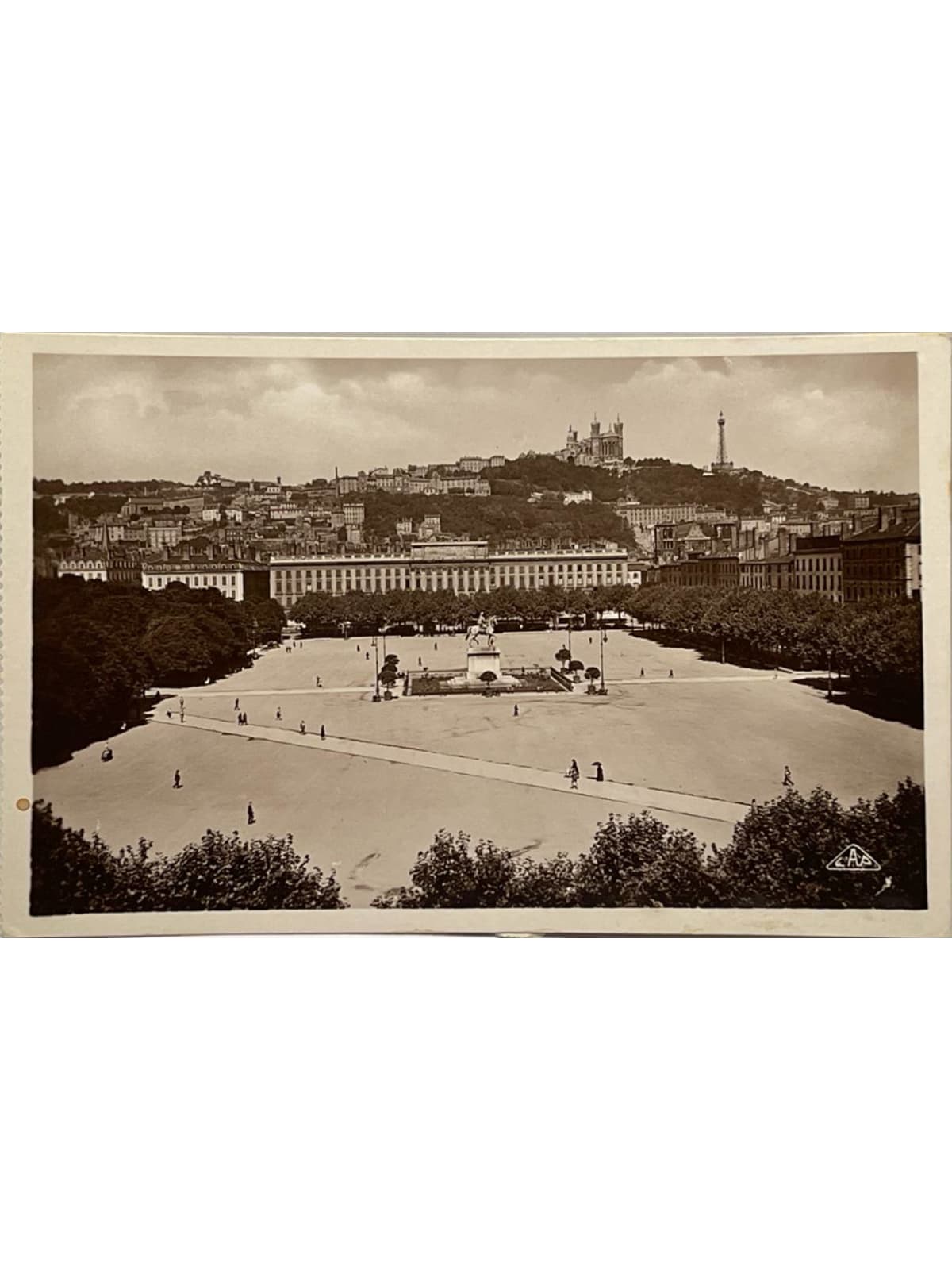 Recto de la carte postale