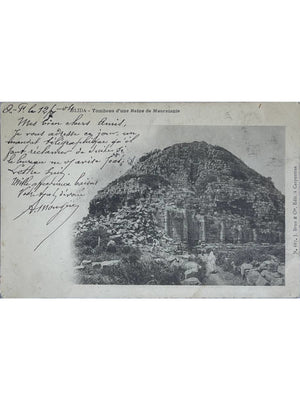 Blida – Tombeau d'une reine de Maurétanie – J. Brun & Cie n° 667 – CPA 1904