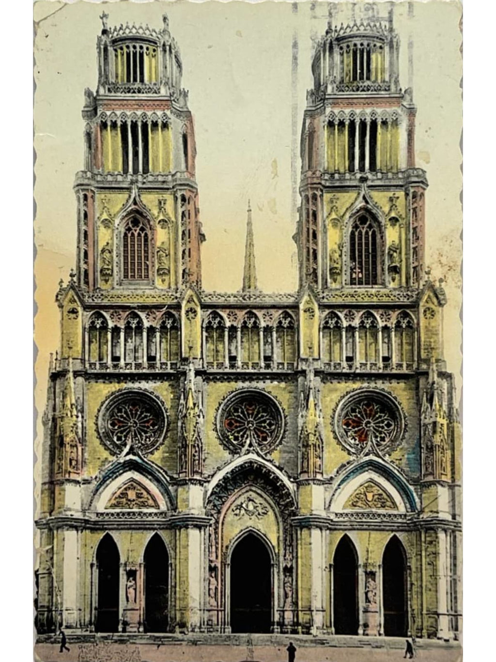 Recto de la carte postale
