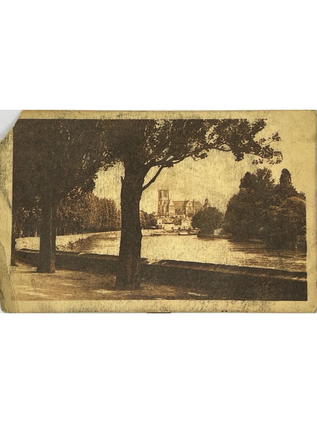 Recto de la carte postale