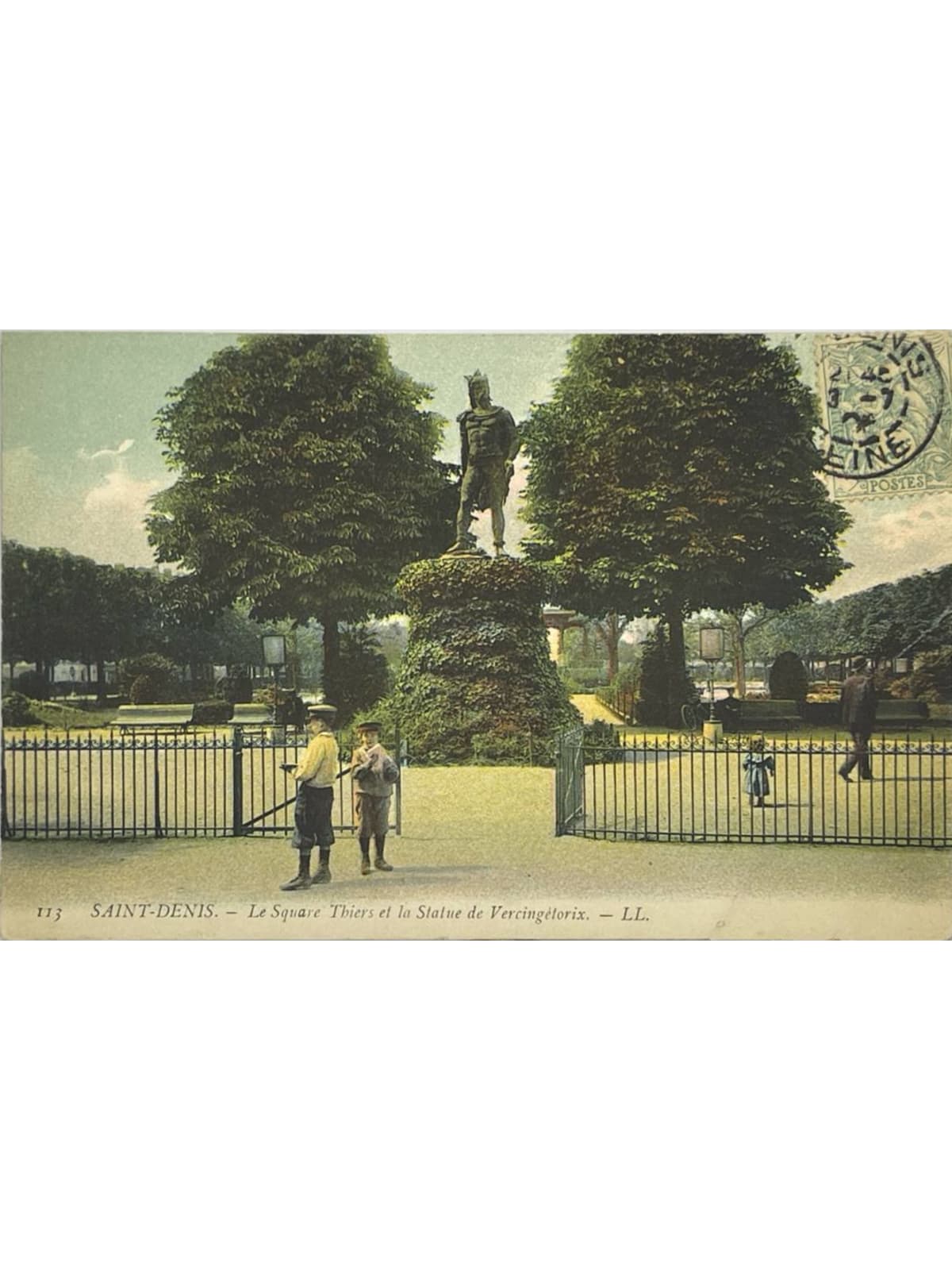 Recto de la carte postale