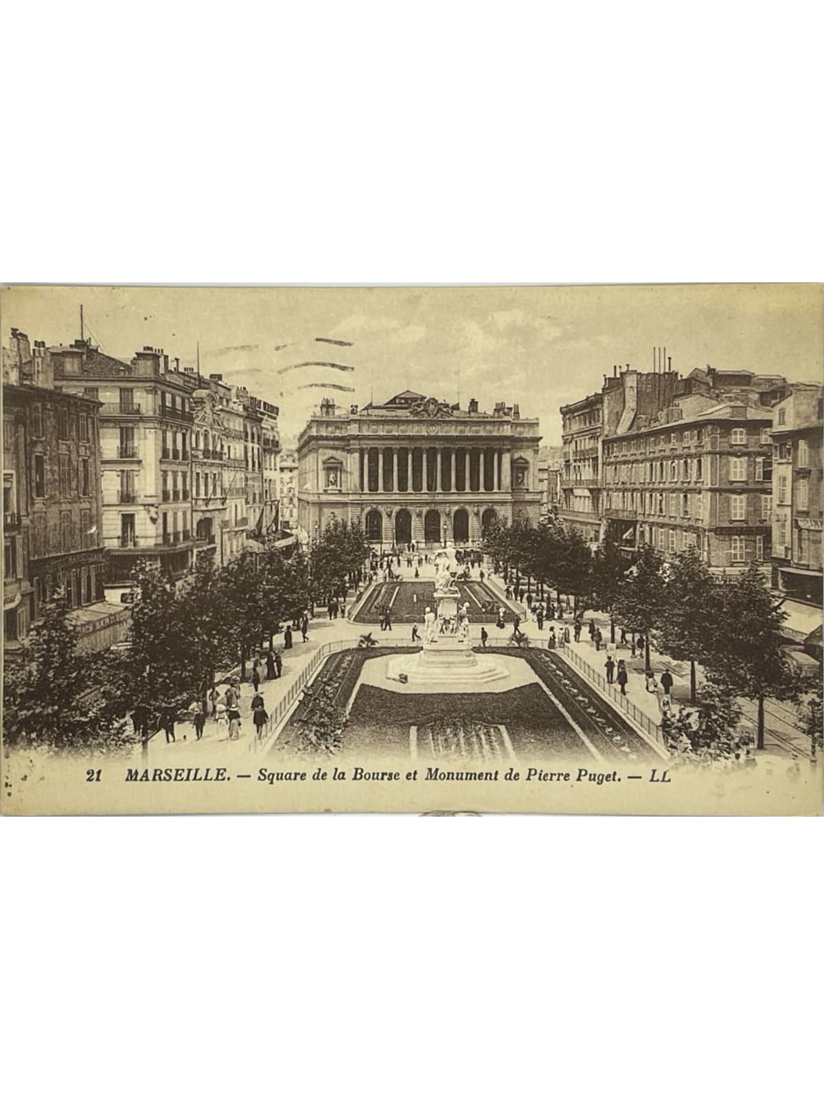 Recto de la carte postale