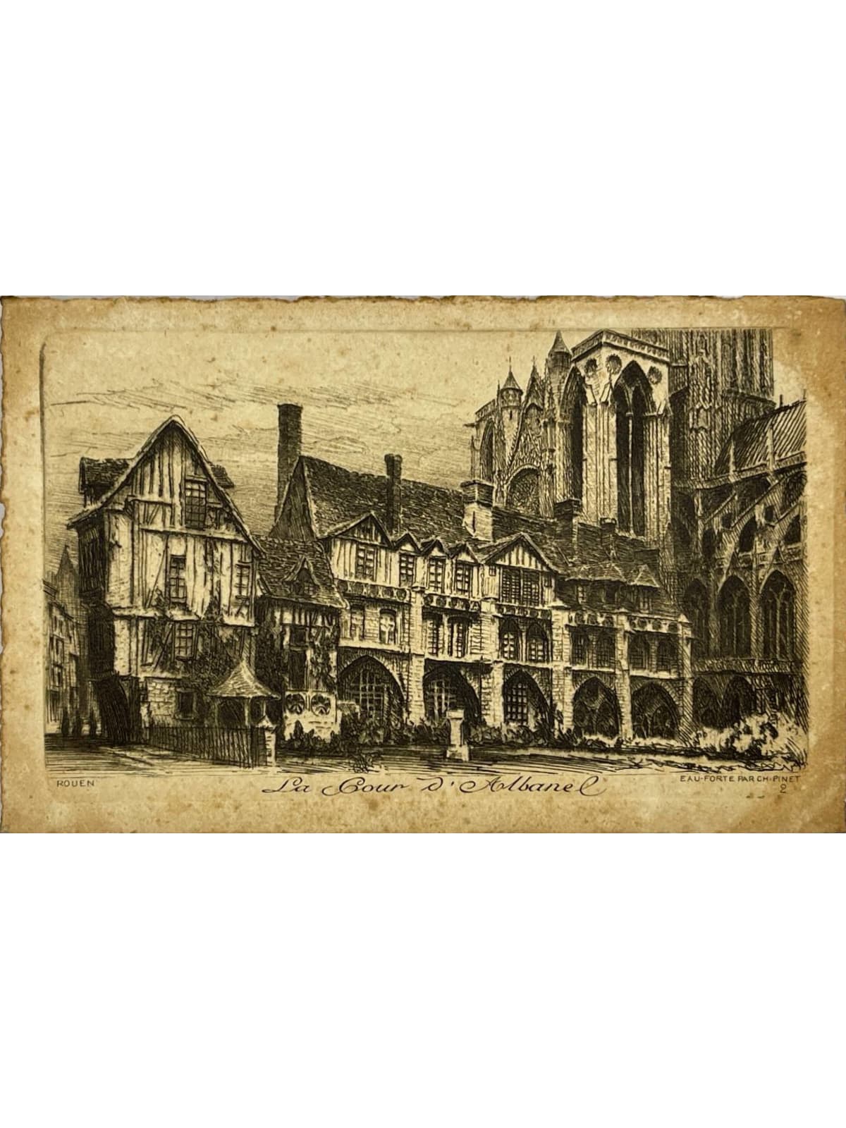 Recto de la carte postale
