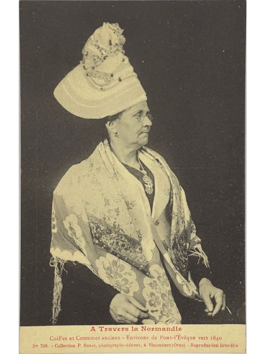 Recto de la carte postale