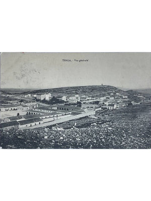 Thala (Tunisie) – Vue générale – CPA circulée en 1910
