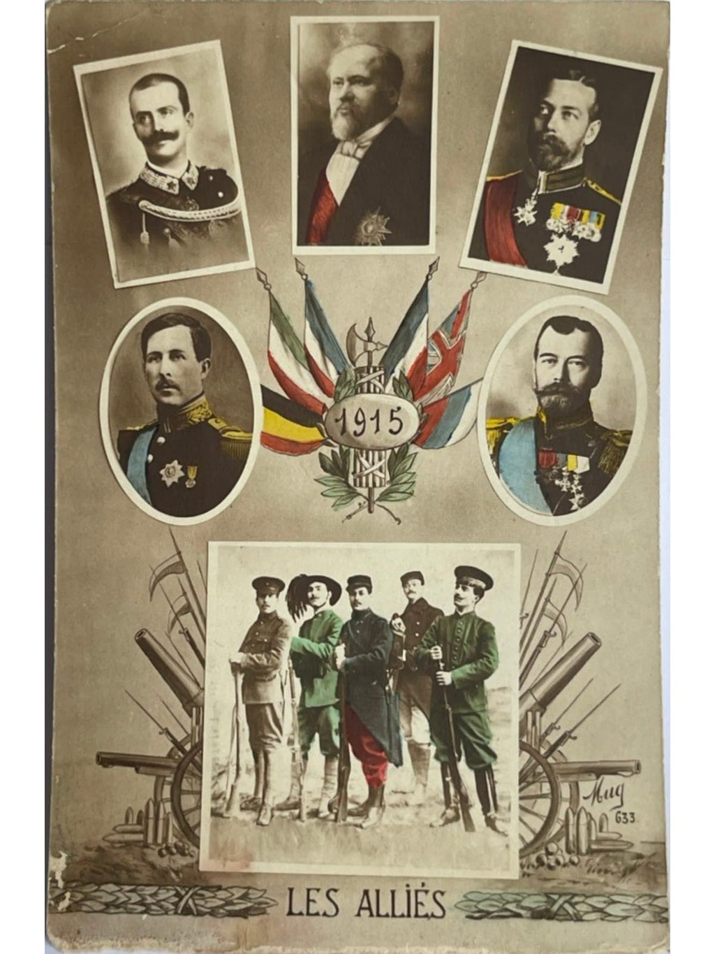Recto de la carte postale