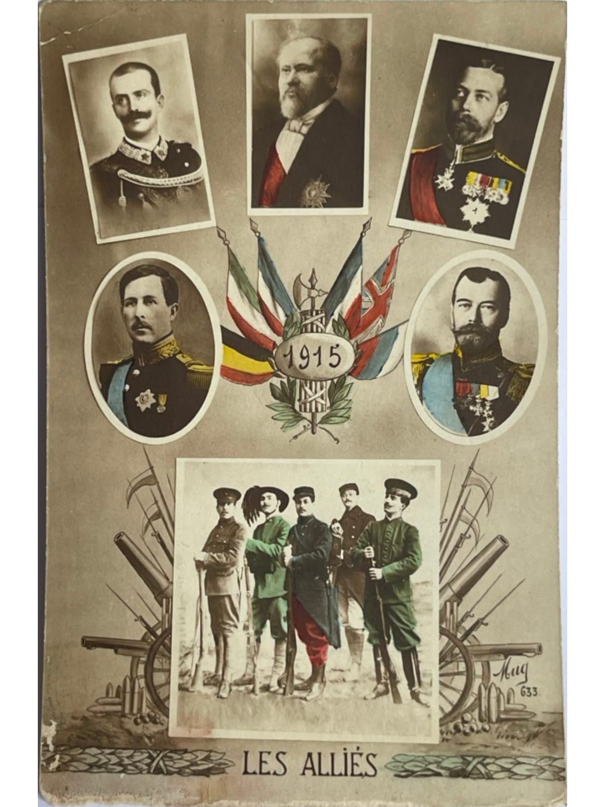 Recto de la carte postale