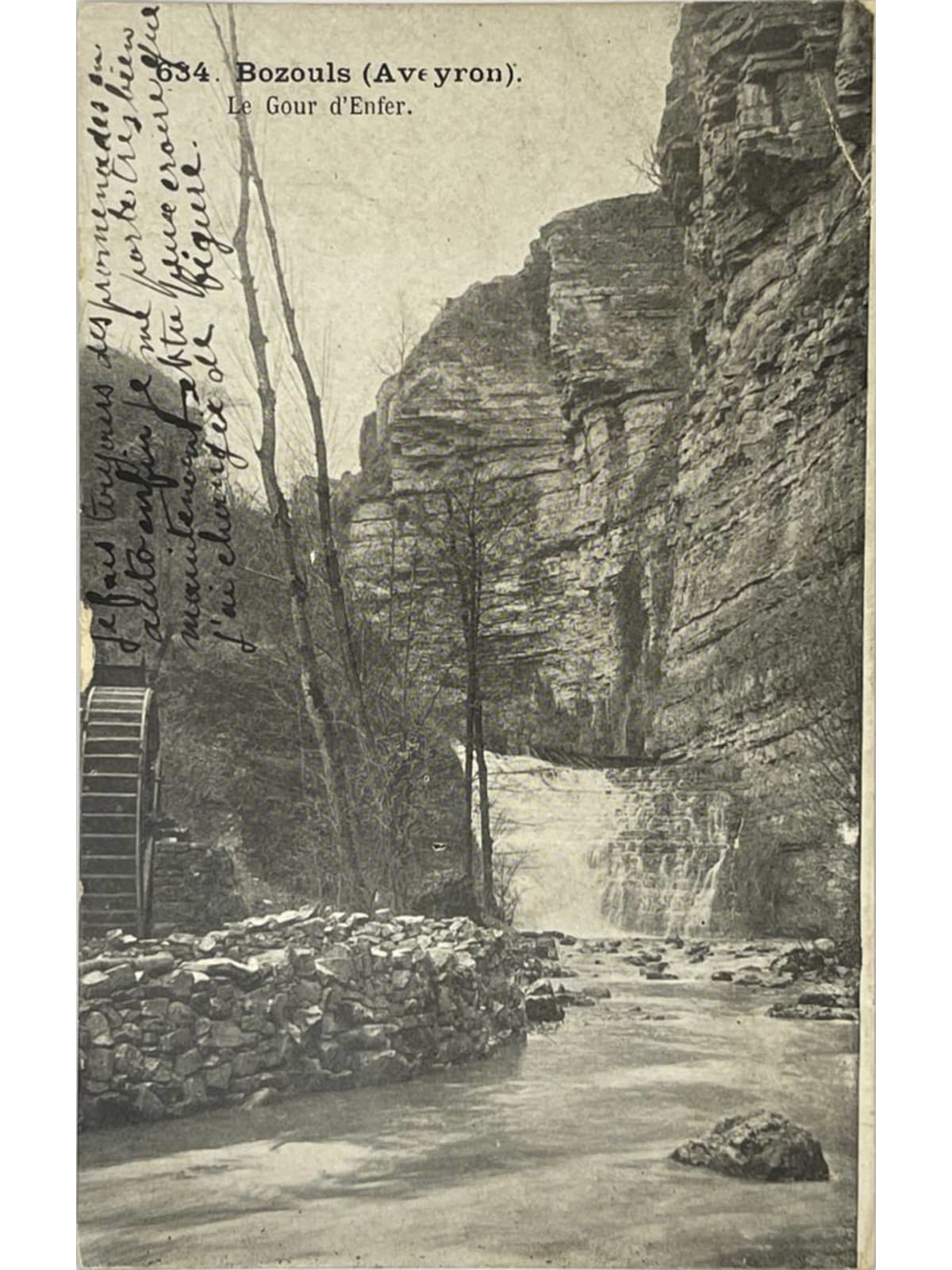 Recto de la carte postale