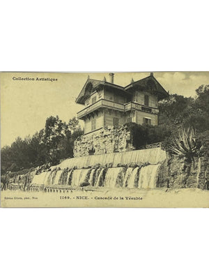 CPA Nice – Cascade de la Vésubie et villa – Giletta n° 1169