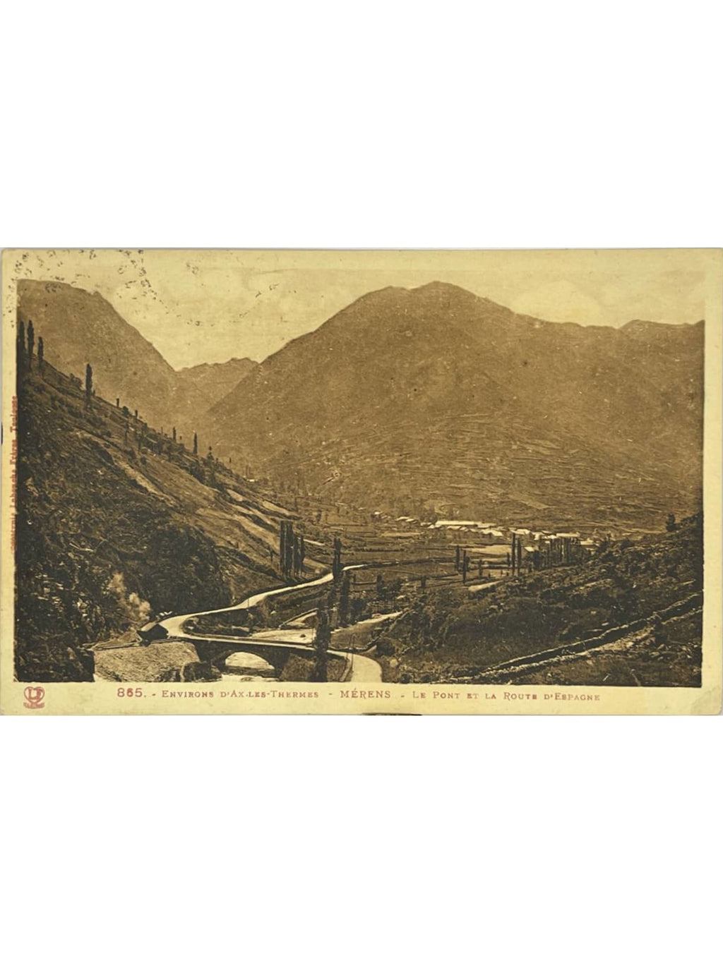 Recto de la carte postale