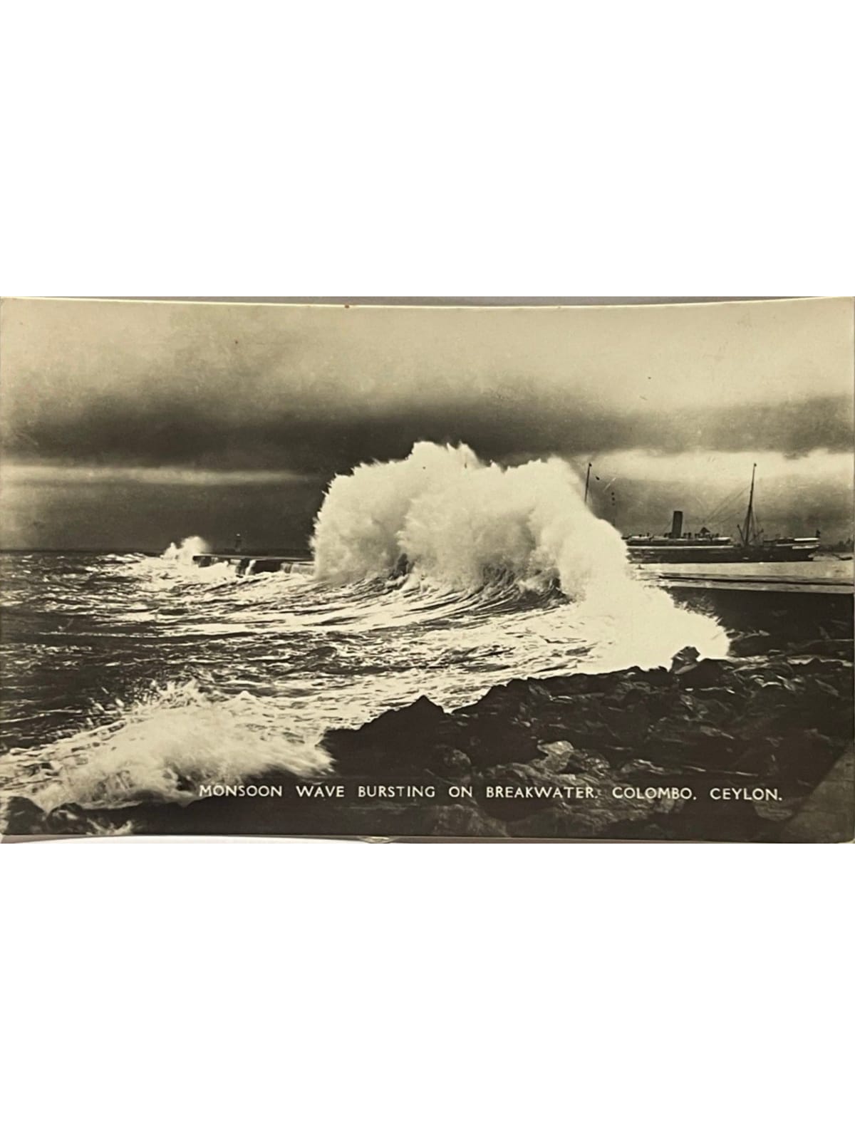 Recto de la carte postale