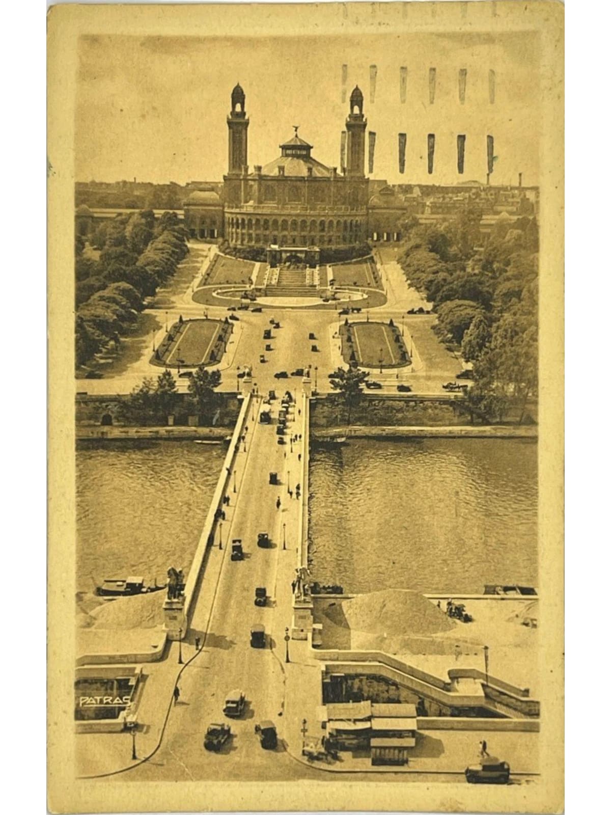 Recto de la carte postale