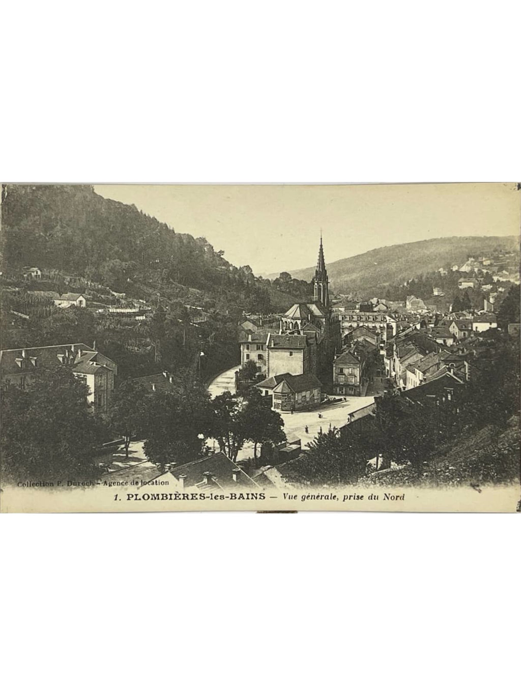 Recto de la carte postale