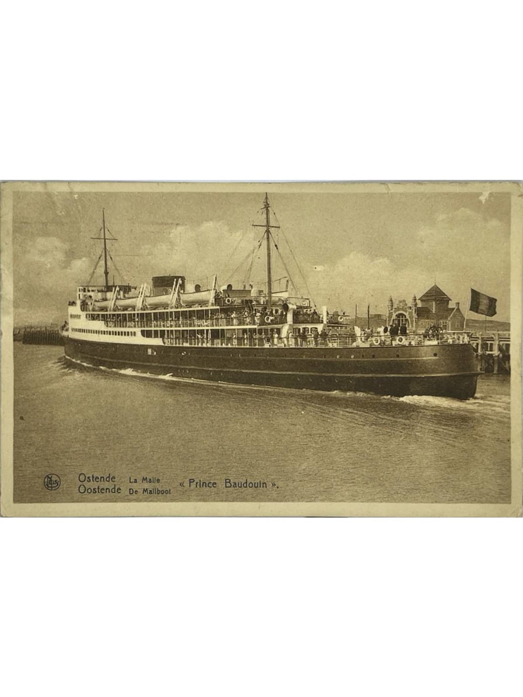 Recto de la carte postale