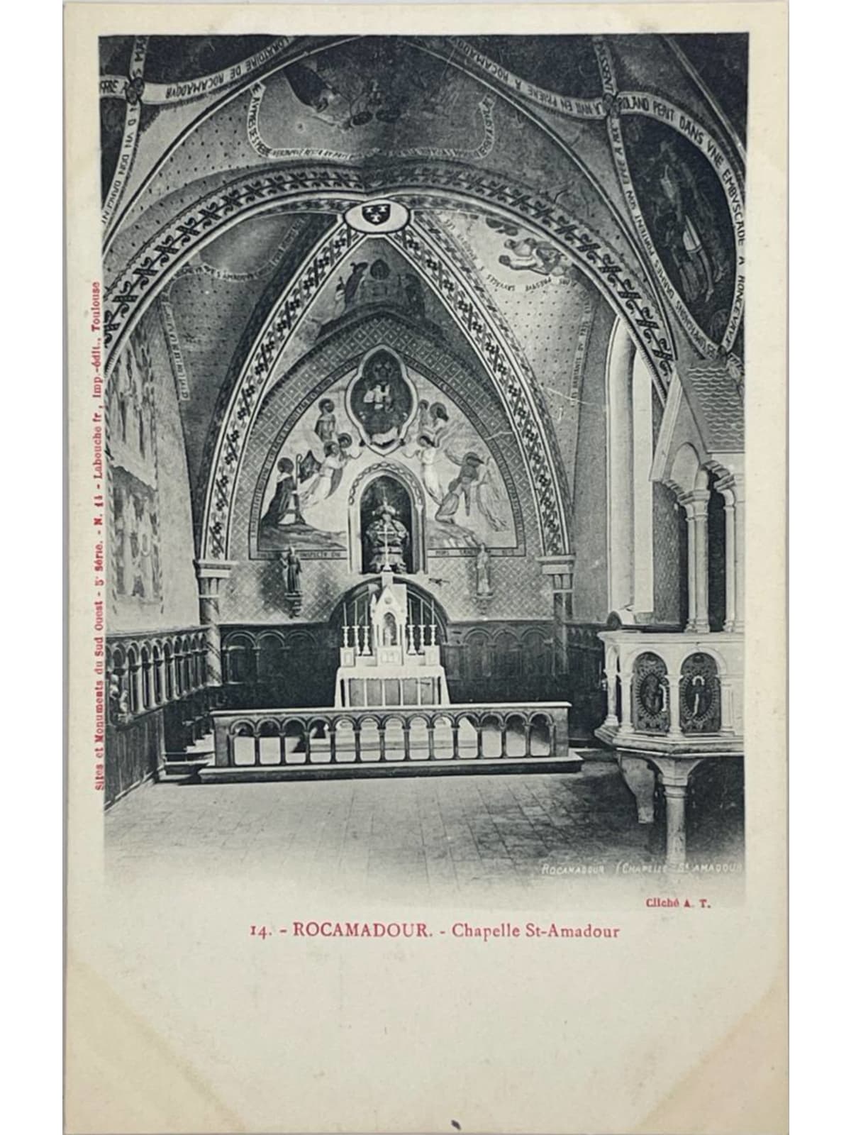 Recto de la carte postale