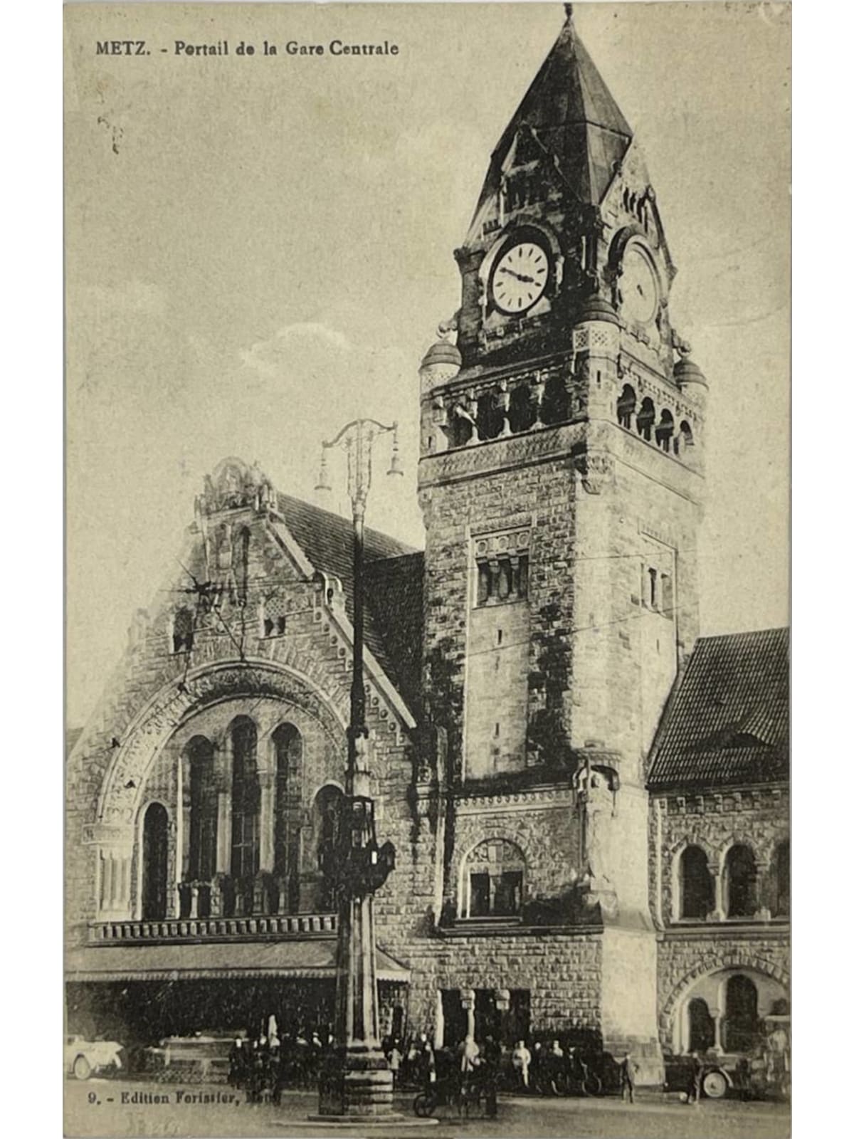 Recto de la carte postale