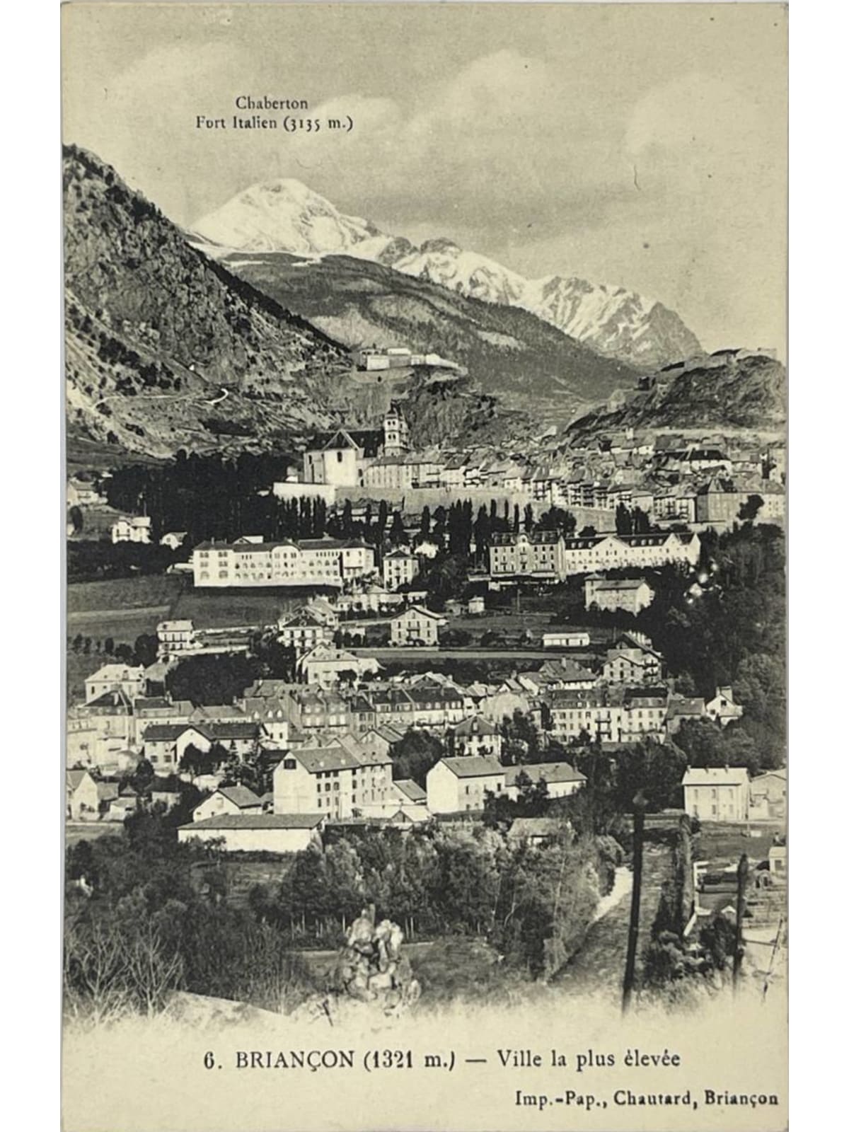 Recto de la carte postale