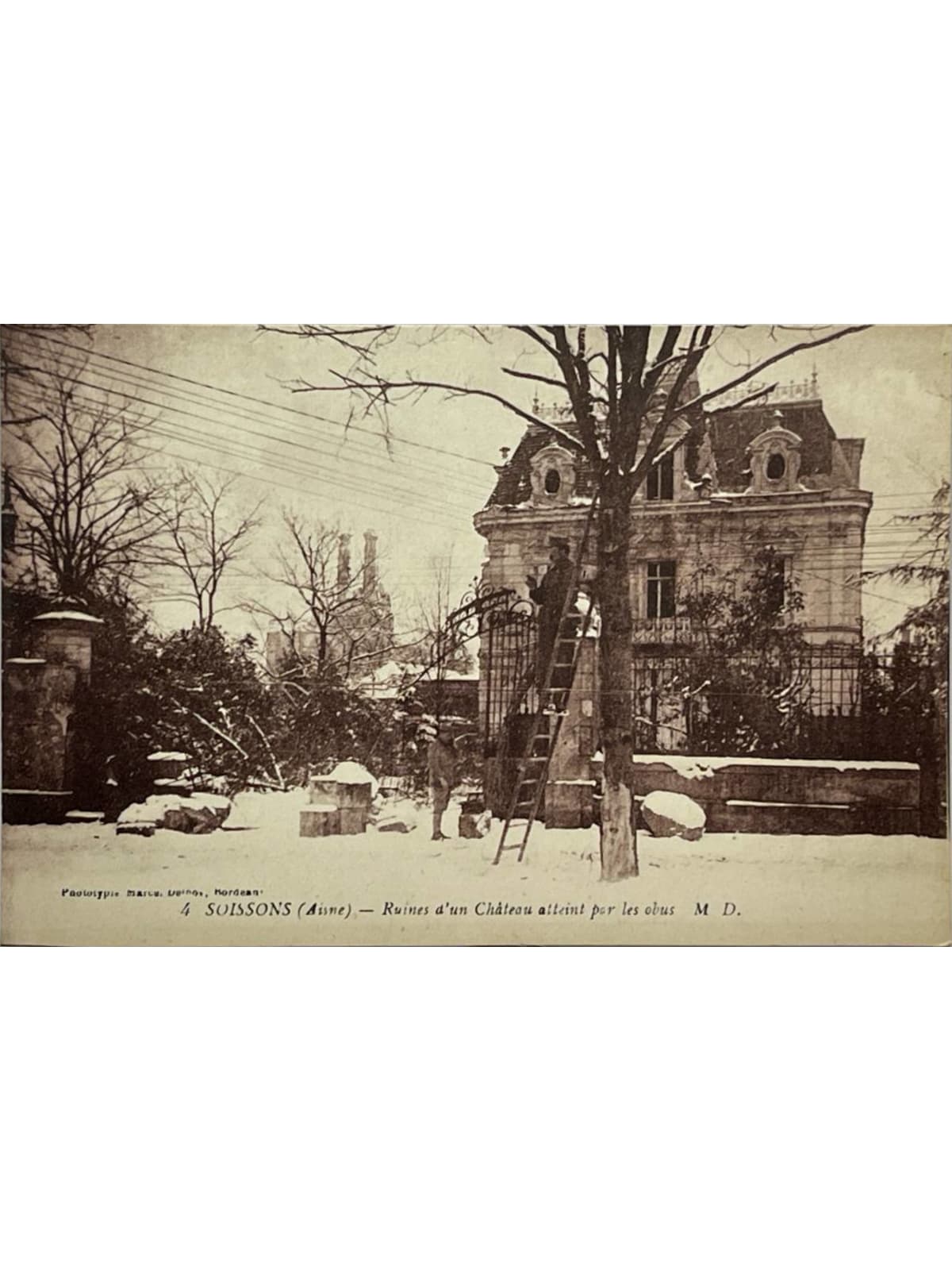 Recto de la carte postale