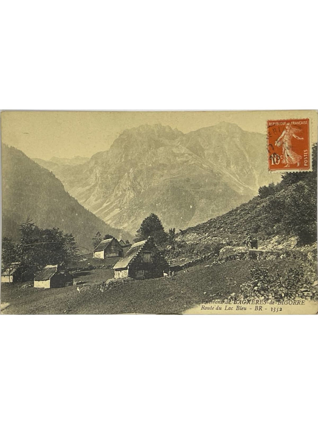 Recto de la carte postale