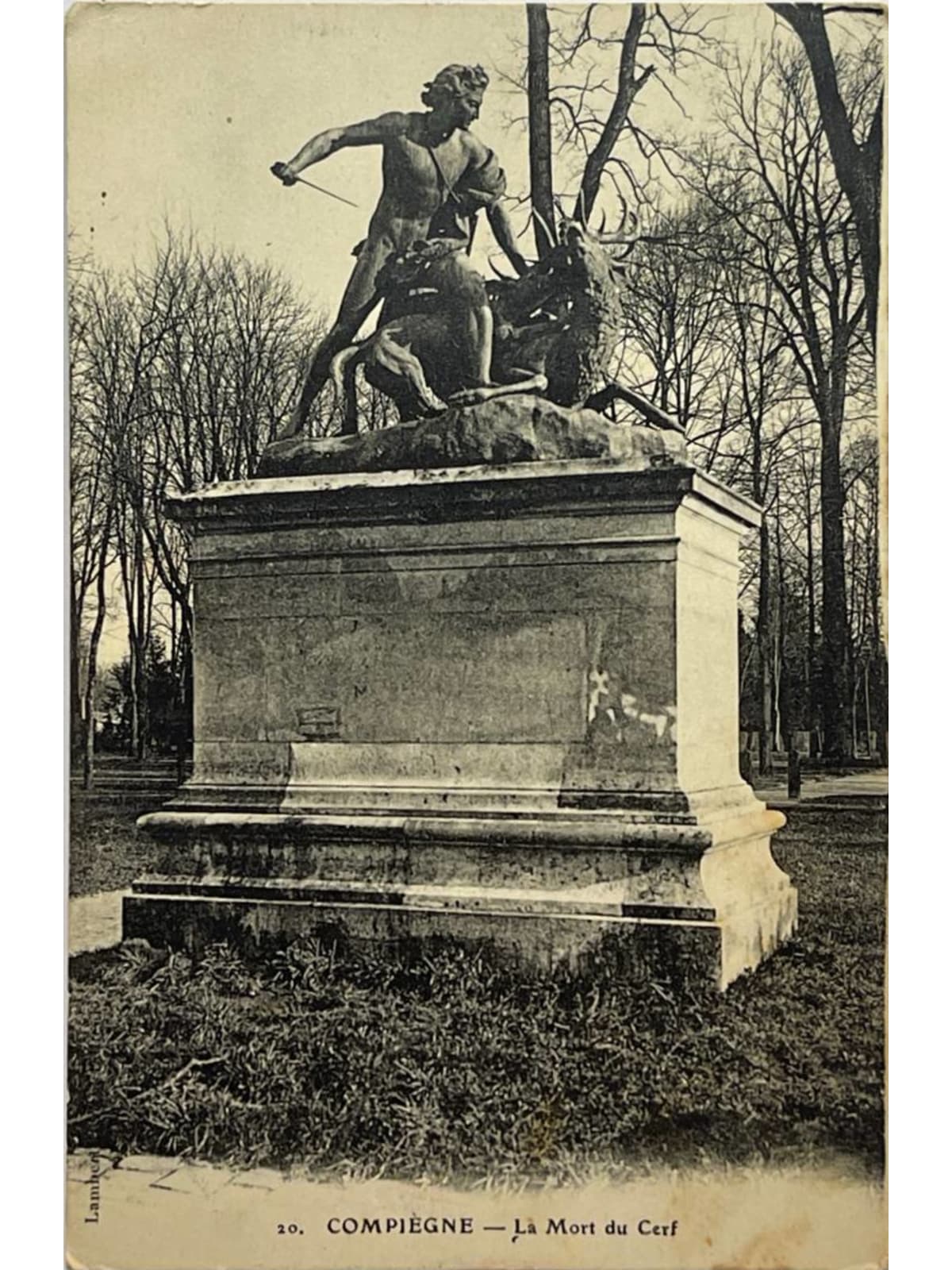 Recto de la carte postale
