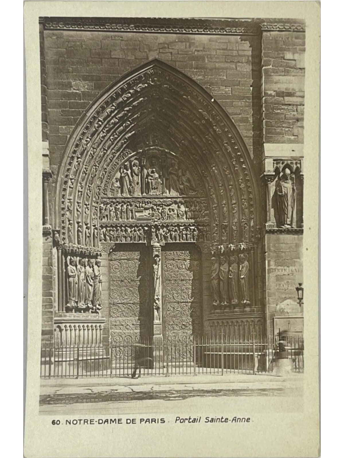 Recto de la carte postale