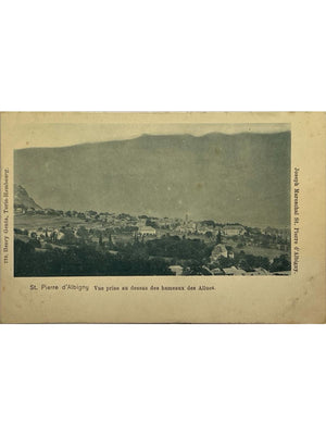 Saint-Pierre-d'Albigny – Vue au-dessus des hameaux des Allues – CPA ancienne