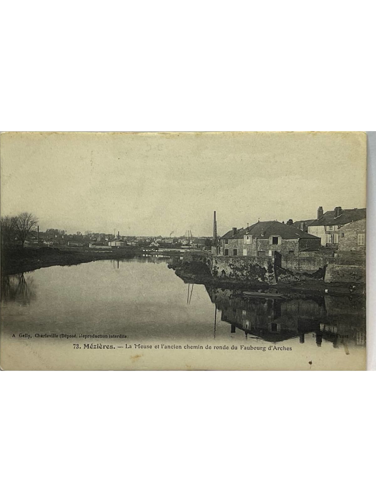 Recto de la carte postale