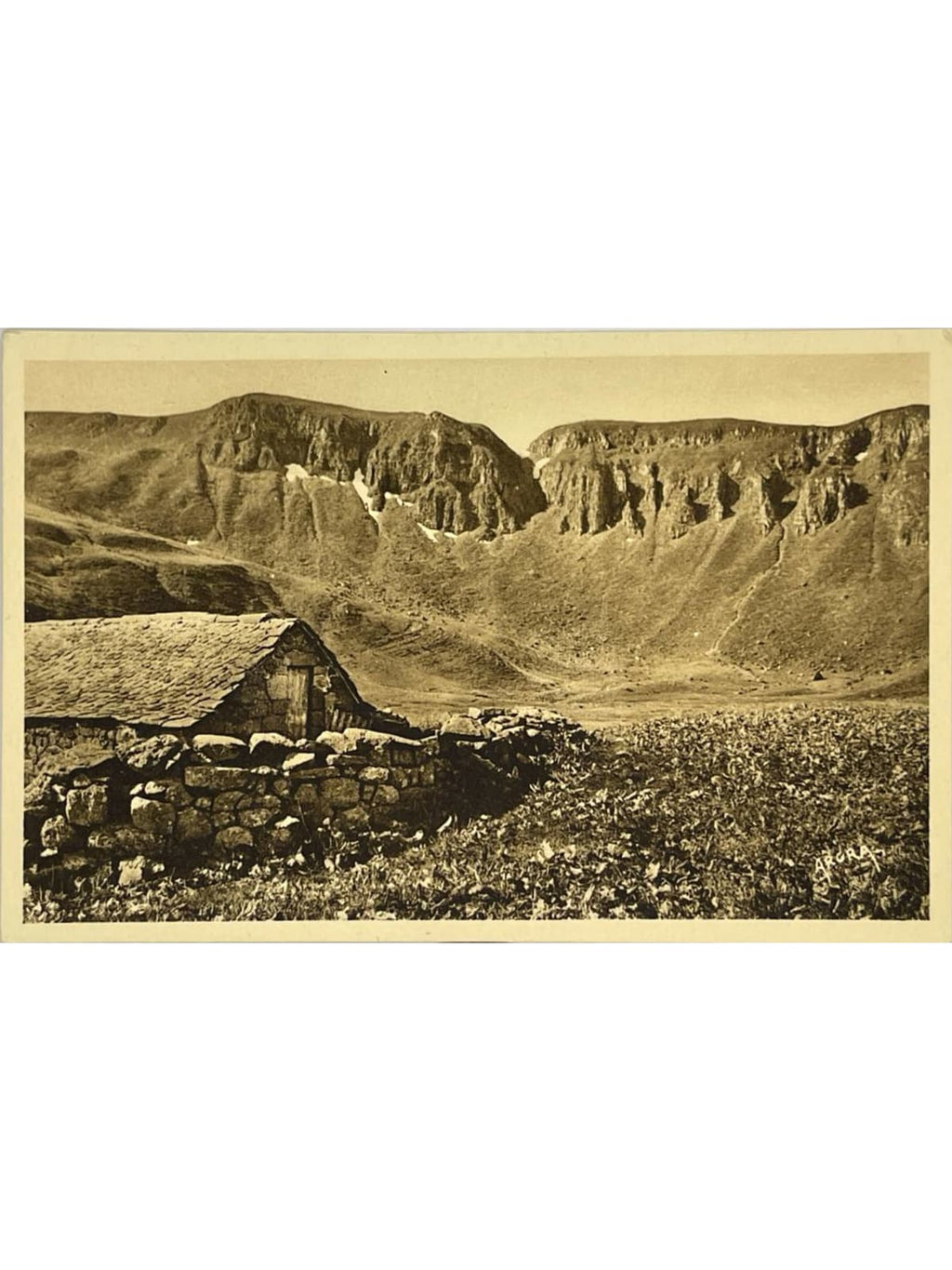 Recto de la carte postale