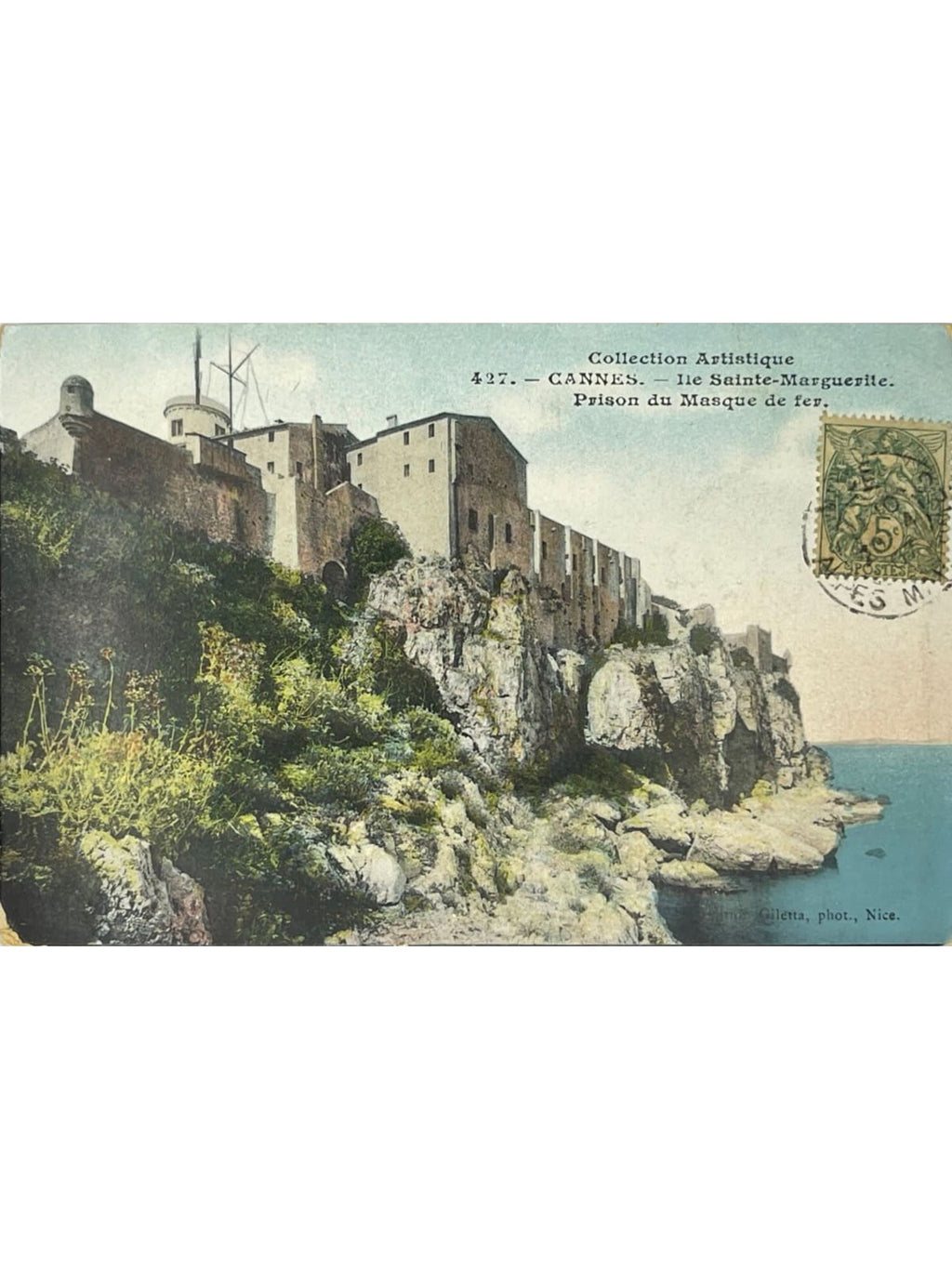 Recto de la carte postale