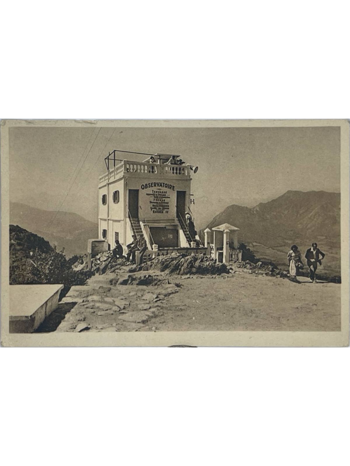 Recto de la carte postale
