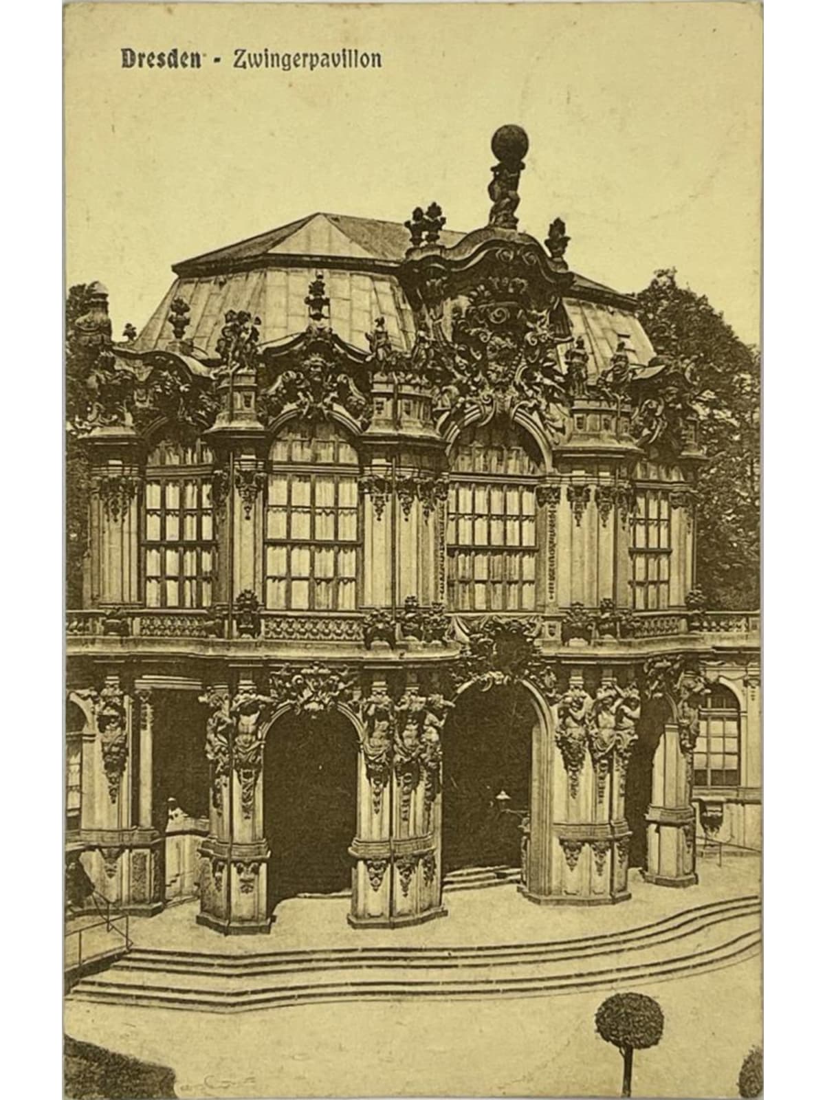 Recto de la carte postale