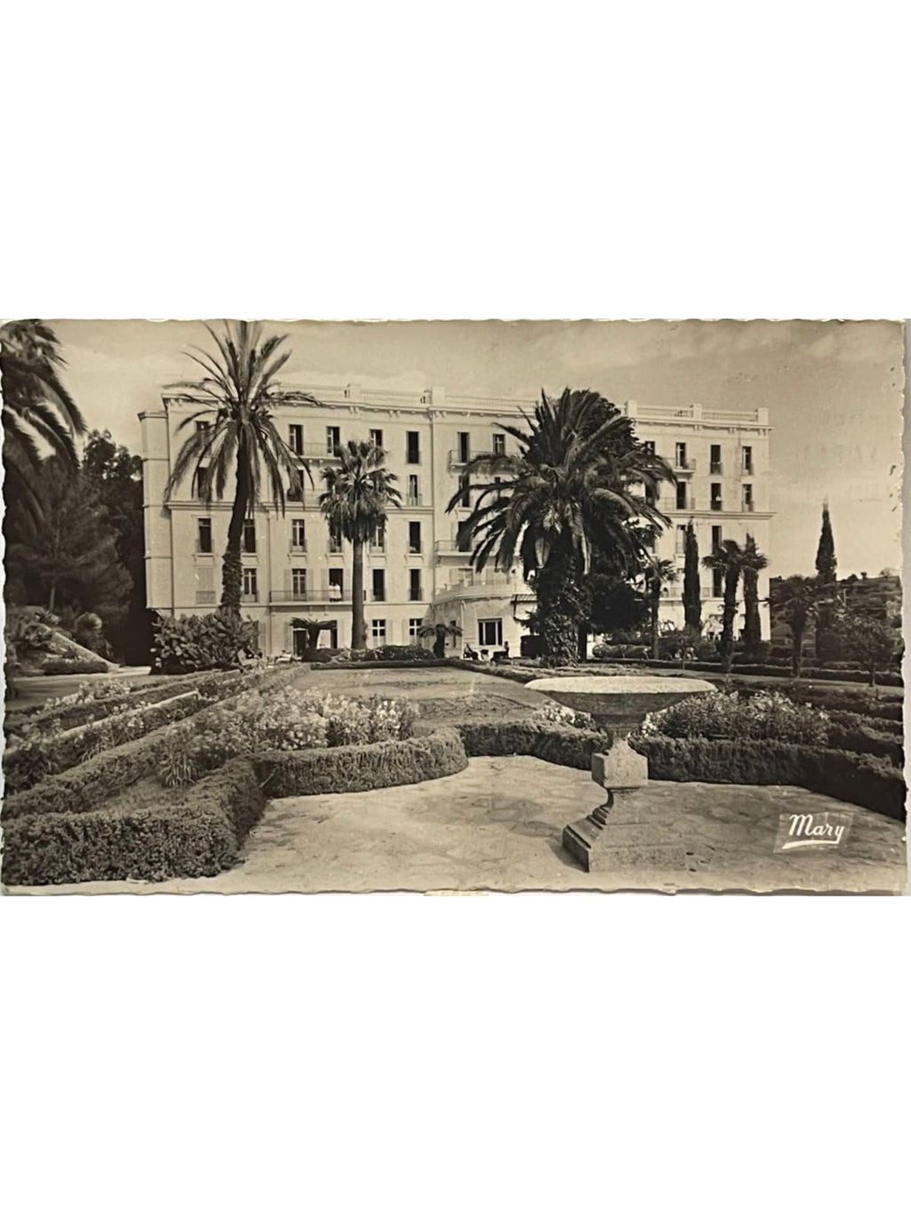 Recto de la carte postale