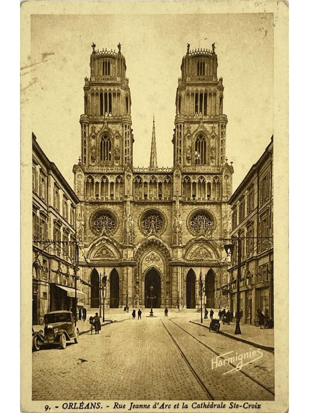 Recto de la carte postale