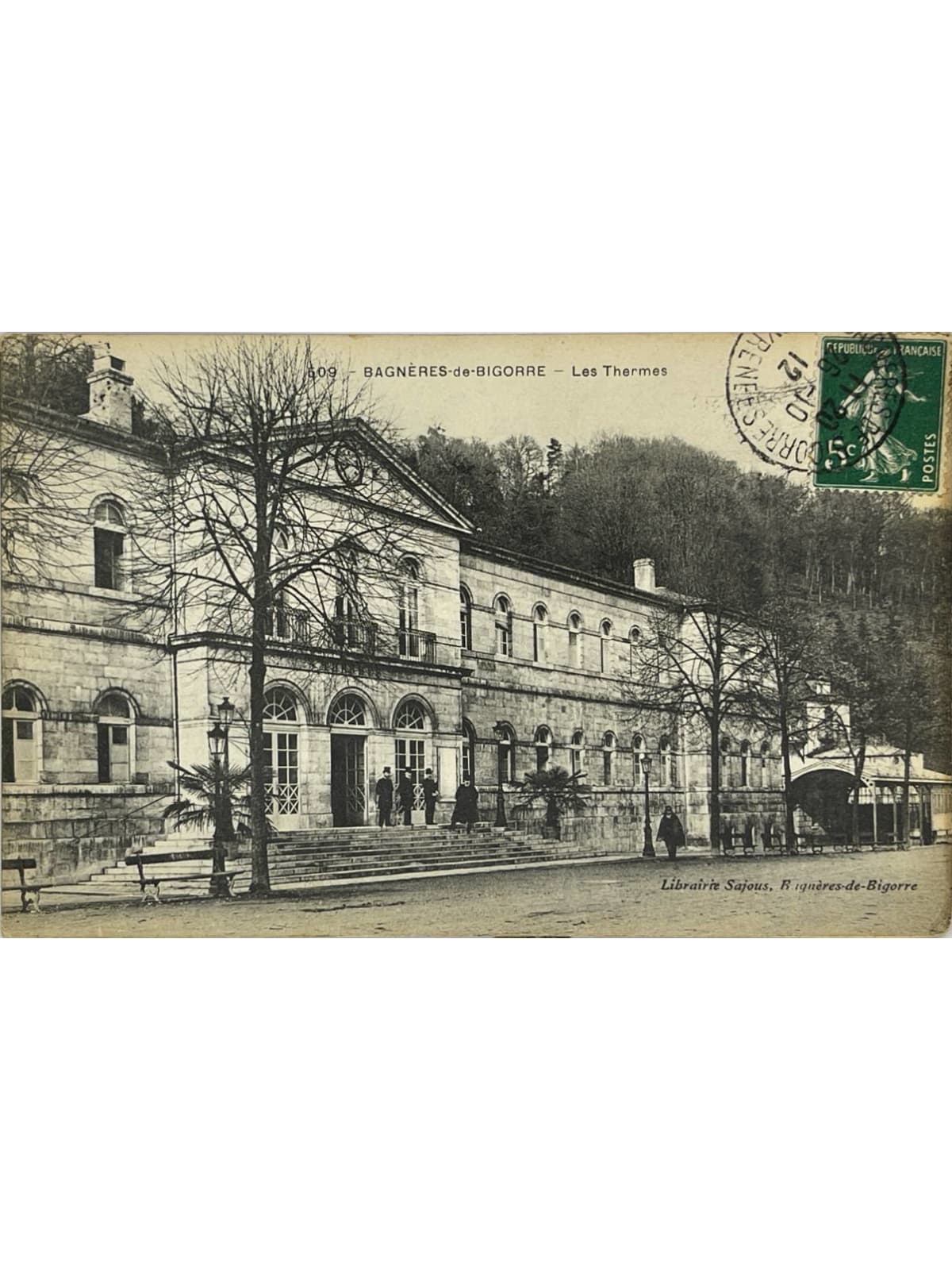 Recto de la carte postale