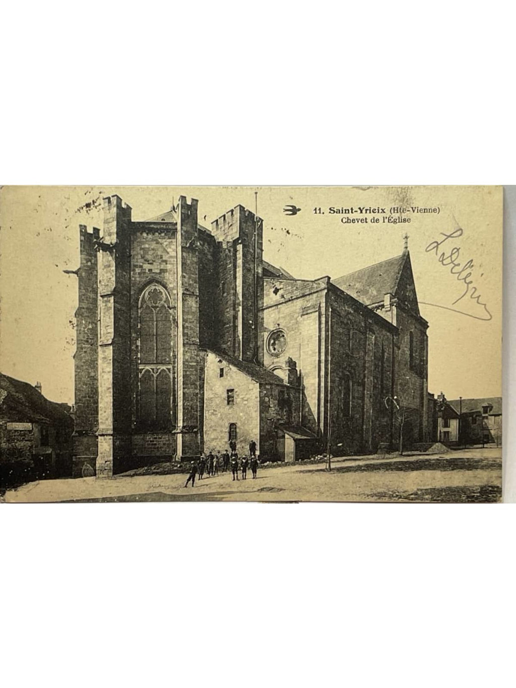 Recto de la carte postale