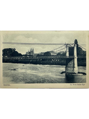Tours – Le Pont Saint-Cyr sur la Loire – CPA ancienne